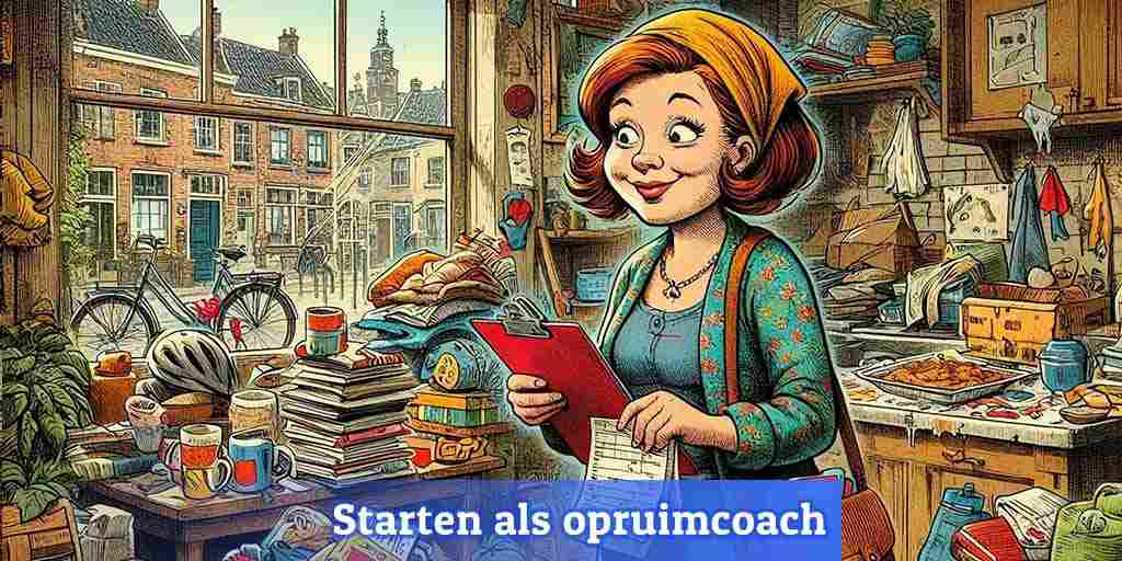 Hoe start je een bedrijf als opruimcoach?