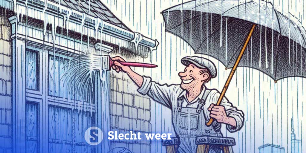 Slecht weer; hoe ga je als ondernemer daarmee om?