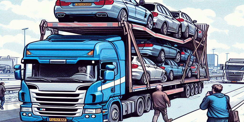 De auto het meest geimporteerde product voor direct gebruik