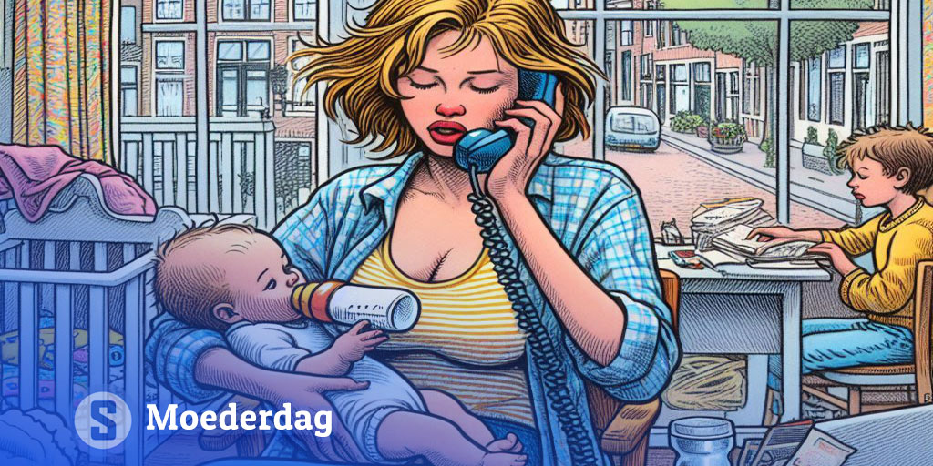 Moederdag moeder en ondernemen