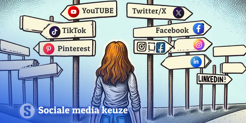 sociale media keuze startende ondernemers