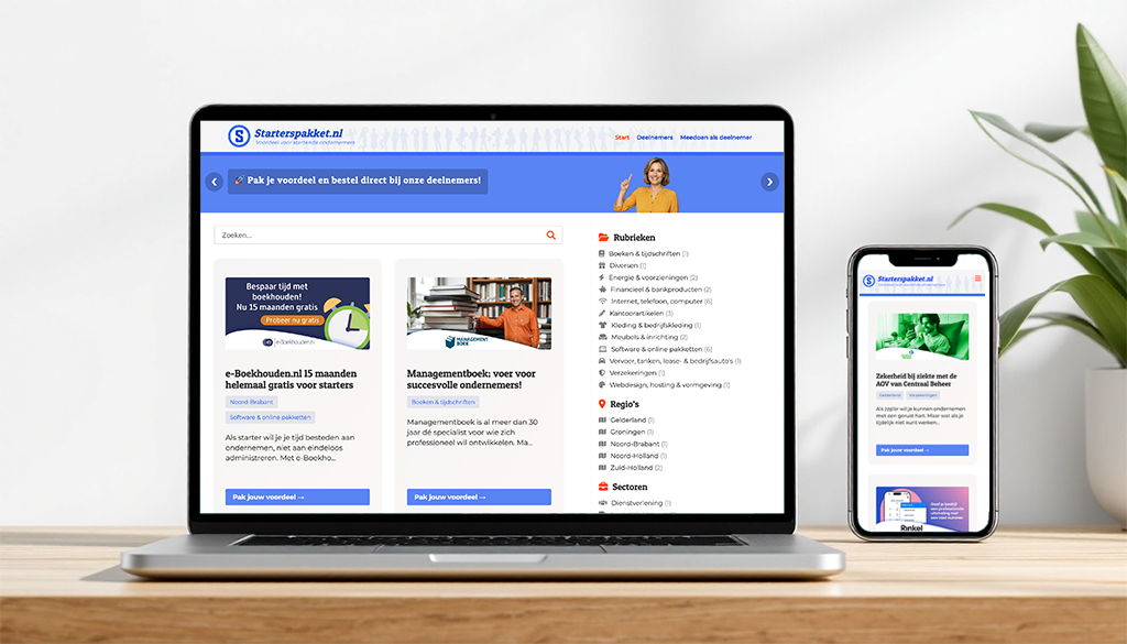Vooraankondiging: Nieuw platform Starterspakket.nl lanceert op 1 september