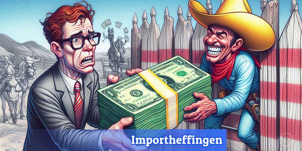 Amerikaanse import daalt na nieuwe heffingen